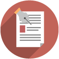 icon of submit abstract